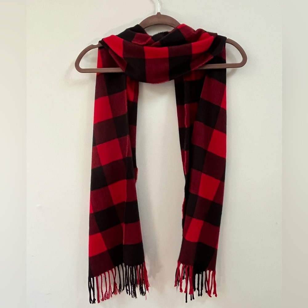 Red Flannel Scarf